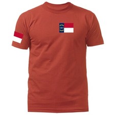 State of North Carolina Flag Crest Graphic T-shirt