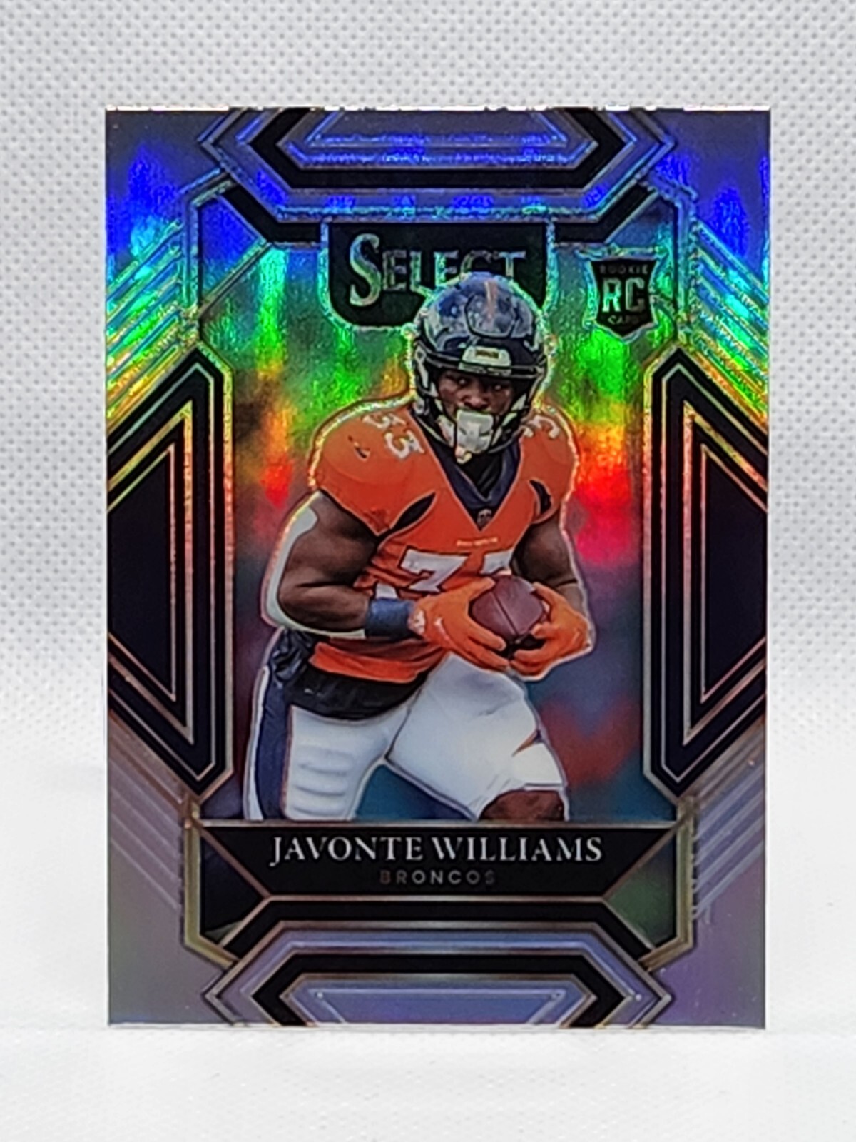 2021 Panini Select - Club Level Silver Prizm #257 Javonte Williams RC Broncos