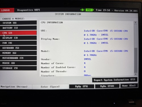 Grade A !!! Lenovo ThinkPad T14 Gen 1 Core i5-@1,70 GHz 32 Go RAM 512 Go NVMe SSD - Photo 4/7