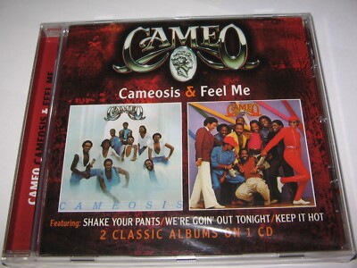 CAMEOSIS & FEEL ME (1980) von CAMEO 2 Alben auf 1 neuer CD Kirschrot