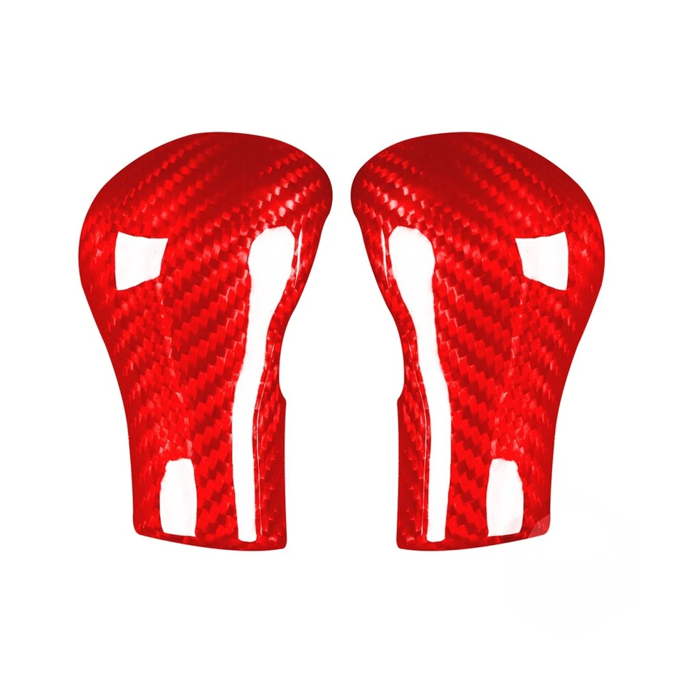 Cubierta de perilla de cambio de marchas de fibra de carbono genuina apta para INFINITI 2009-2013 FX35 FX37 Foto 2 de 4