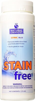 Natural Chemistry  Swimming Pool STAIN FREE Remover - 1.75 lb (Choose Quantity)