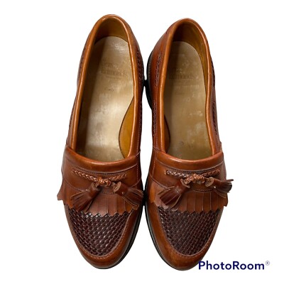 Allen Edmonds Cody 1849 Chili/Weave Leather Tassel Loafers  display picture 1