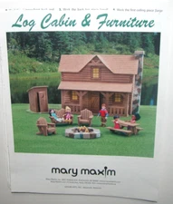 The Best Of Mary Maxim Log Cabin Plastic Canvas Book Pattern