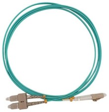 Multimode OM4 Lc-Sc Duplex Fibre Optique Câble de Brassage, 2m - 005-668-020-22B