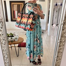 Missoni X Target Multi-color Chevron Canvas Tote | Travel Bag