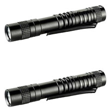 2x Cree Xpe-r3 Led Mini Aaa Penlight Flashlight Pocket Light 2pcs. Super Bright 2x Cree Xpe-r3 Led Mini Aaa Penlight Flashlight Pocket Light 2pcs. Super Bright