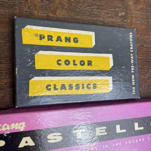 Vintage Prang Pastello Chalk Crayons Square Shape Color Classics #978 & 1044-24 - Picture 4 of 8