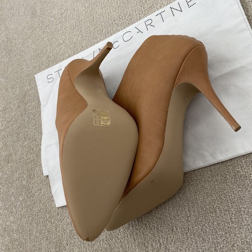Stella McCartney Ankle Boots Brown Heel Stitching Size 39 UK6 New - Picture 10 of 11