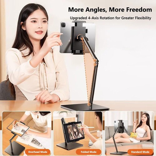Multi-Angle Adjustable Adjustable Tablet Stand for Photography, Desktop Use - Photo 4/6