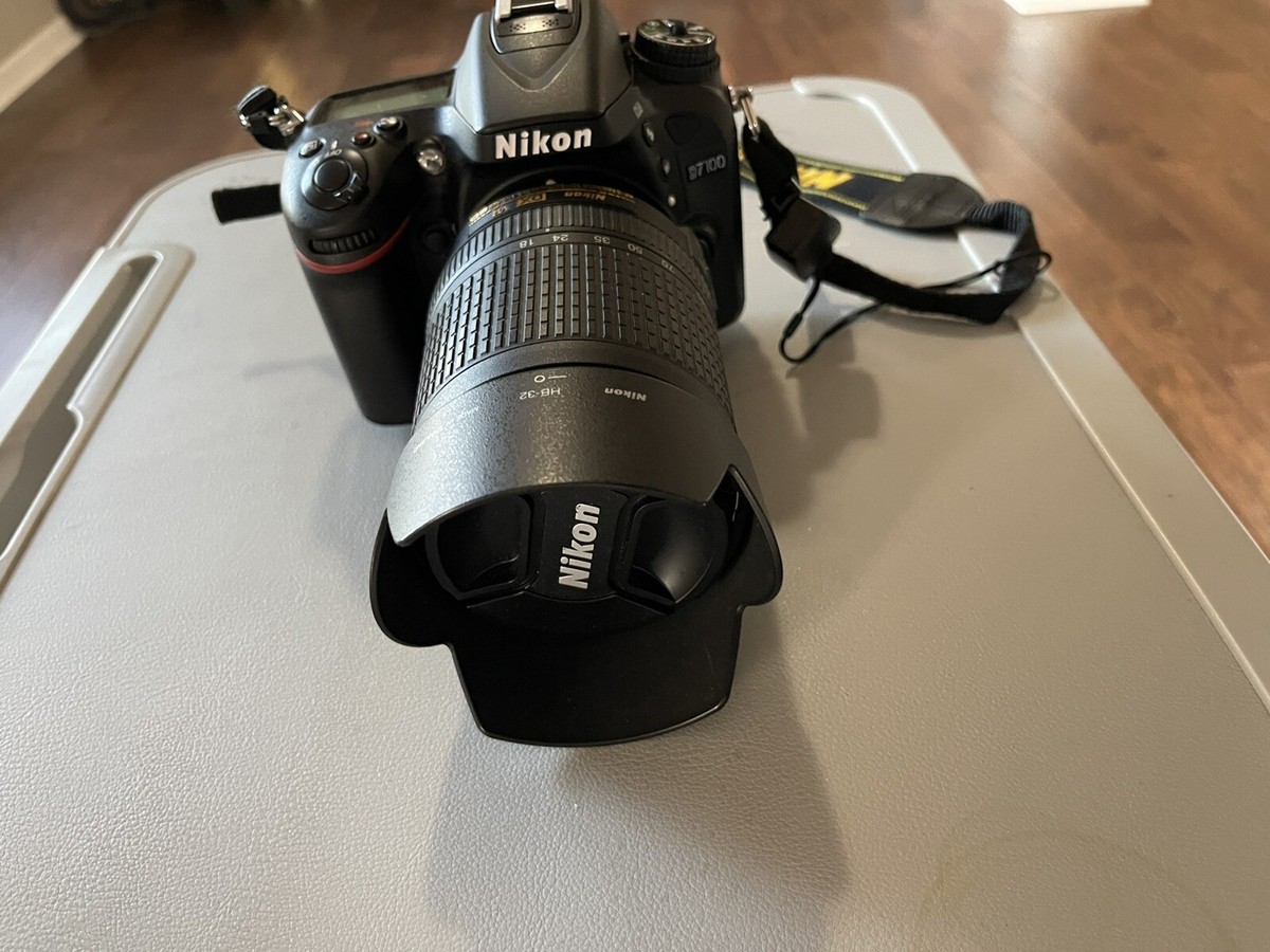 Nikon D7100 24.1MP Digital SLR Camera - Black (Kit with AF-S DX