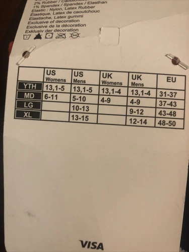 Medium football Denver Broncos Long Fuzzy Striped Socks