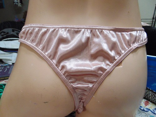 Sexy Men's Second Skin Satin Thong Underwear / Panties With Pouch Size 2-XL BG-6 - Picture 21 of 24
