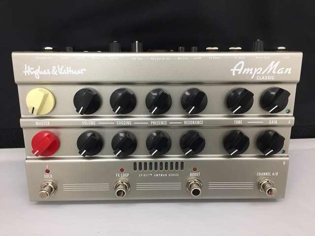 ギター Hughes&Kettner AmpMan Classic HUK-AM/CL HUGHES & KETTNER: HUK-AM/CL AmpMan CLASSIC | Preamp Pedal in Very