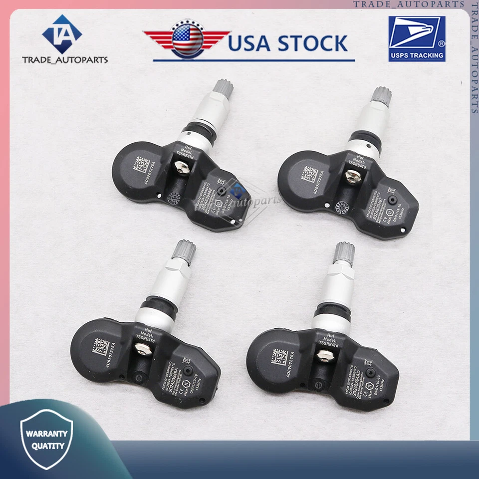 Sensor TPMS para Mercedes-Benz S SL CLASE E VW 4D0907275A sensor de neumáticos 4 un. Foto 4 de 4