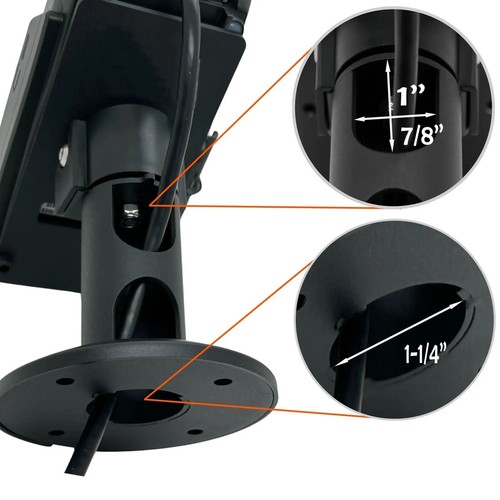 Soporte Hilipro para Verifone MX915 - Metal resistente - 4,7" de alto - Giratorio e inclinable - Imagen 14 de 19