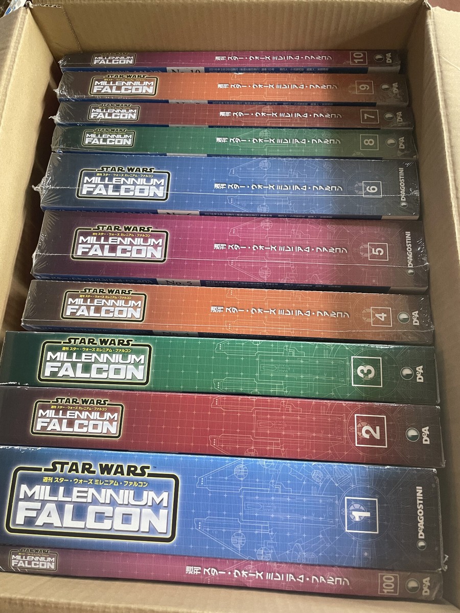 DEAGOSTINI STAR WARS MILLENNIUM FALCON 1/43 KIT VOL.1-100 COMPLETE