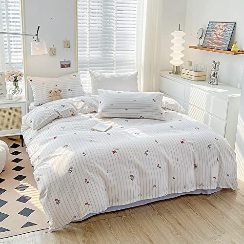 Cherry Kids Duvet Cover Set Queen 100% Full/Queen ( 90'' x 90'' ) Cherry Family - Picture 2 of 7