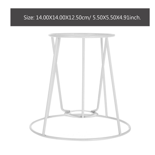 4 Pcs Outdoor Lamp Shade Frame Drum Lampshade Frame Metal Lampshade Frame - Picture 12 of 12