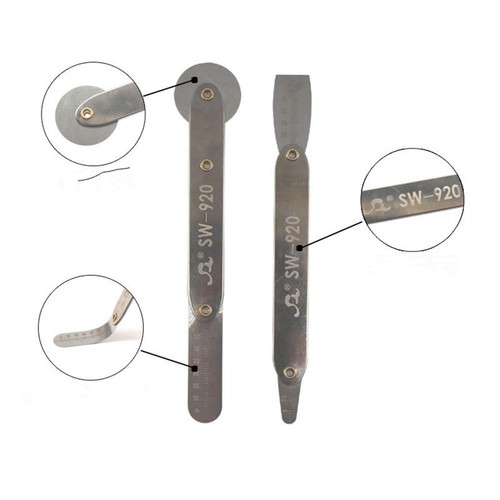 2Pack Phone Tablet Screen Opening Tools Thin Pry Opener Spudger Repair Wrench - Zdjęcie 8 z 11