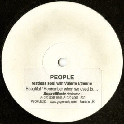 Restless Soul Feat. Valerie Etienne - Beautiful (12'', W/Lbl, Sti) (Very Good (VG