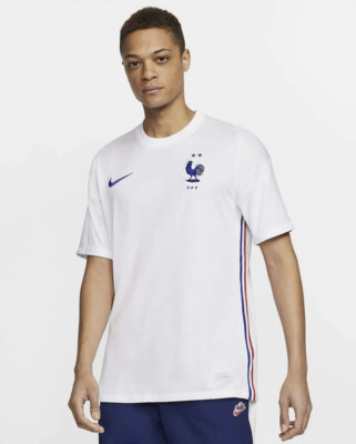 Nike France FFF Vapor White Away Soccer Jersey Mens Multi Sizes