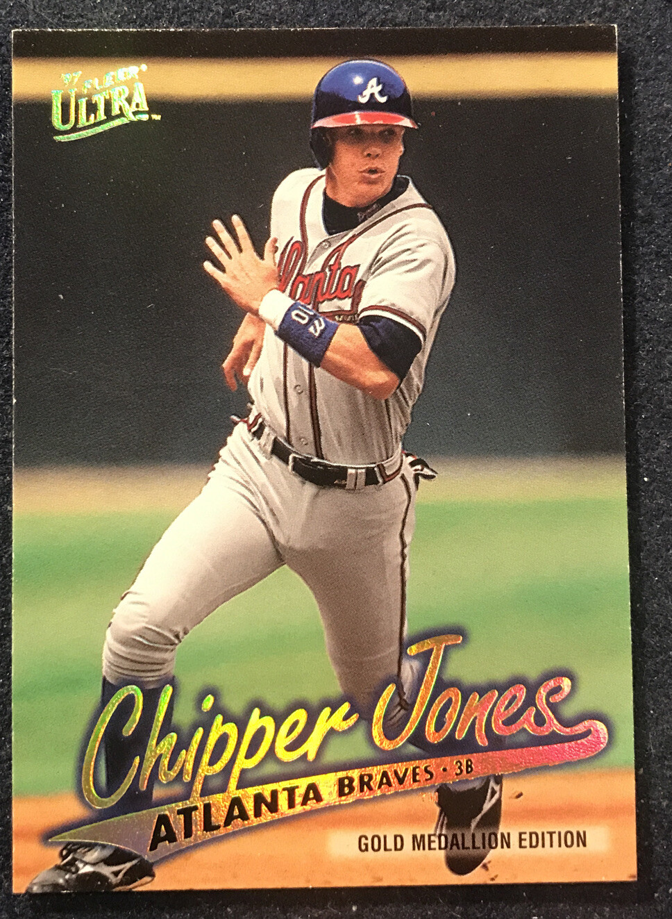 1997 Ultra Gold Medallion #G154 Chipper Jones B12