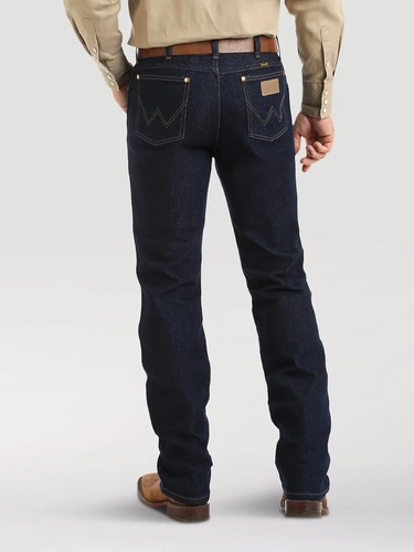 Men's Wrangler® Cowboy Cut® Active Flex Indigo Original Fit Jeans 13MAFPW - Picture 3 of 5