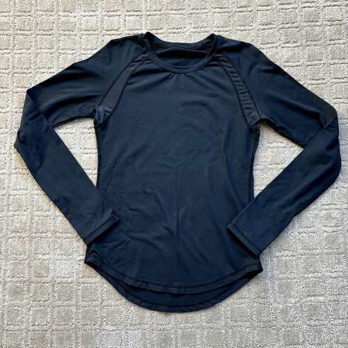 Lululemon Langarmshirt Damen XS transparent Cutout Pullover Laufen Training Gym Yoga