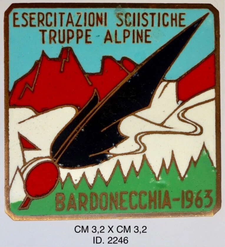 BARDONECCHIA 1963 ESERCITAZIONI SCIISTICHE TRUPPE ALPINE DIST. PROD. LABOR  - Immagine 3 di 4