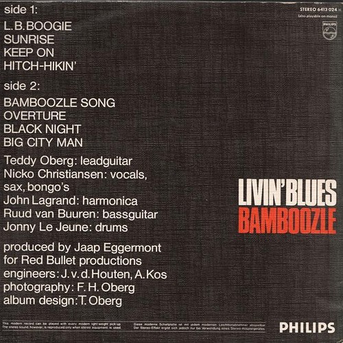 LIVIN' BLUES Bamboozle 1972 RARE or. HOLLAND lp NEAR MINT vinyl! - Bild 2 von 3