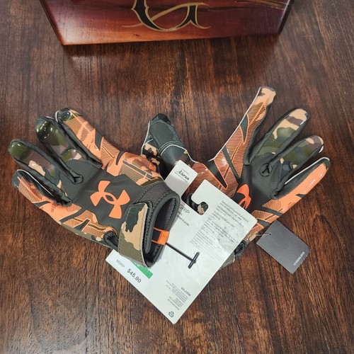 2023 Under Armour Mens UA F8 LE!! Adult Football Receivers/Running Back Gloves L - Picture 12 of 13