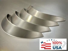 Universal Metal Fender Flares Style 1:  4" Wide, 4-piece set (hand-made)