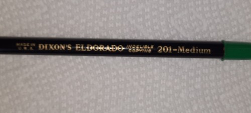Lápiz sin usar "Hecho en EE. UU. DIXON'S ELDORADO copia indeleble 201-mediano" - Imagen 4 de 8