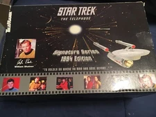 Star Trek TeleMania Collectible Telephone Signature Series 1994 Ed. NEW/UNTESTED