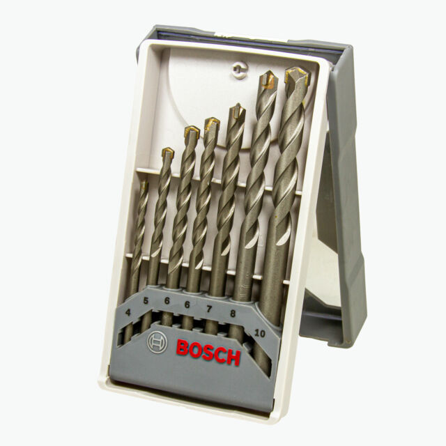 Bosch Professional 7 tlg. Betonbohrer Set CYL-3 Ø 4 - 10 mm Steinbohrer Bosch Professional 7 tlg. Betonbohrer Set CYL-3 Ø 4 - 10 mm Steinbohrer