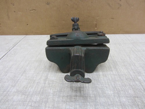 VTG HENRY DISSTON & SONS 9.5" SAW VISE BENCH MOUNT BALL SWIVEL 360 DEGREE X-CUT - Picture 12 of 17