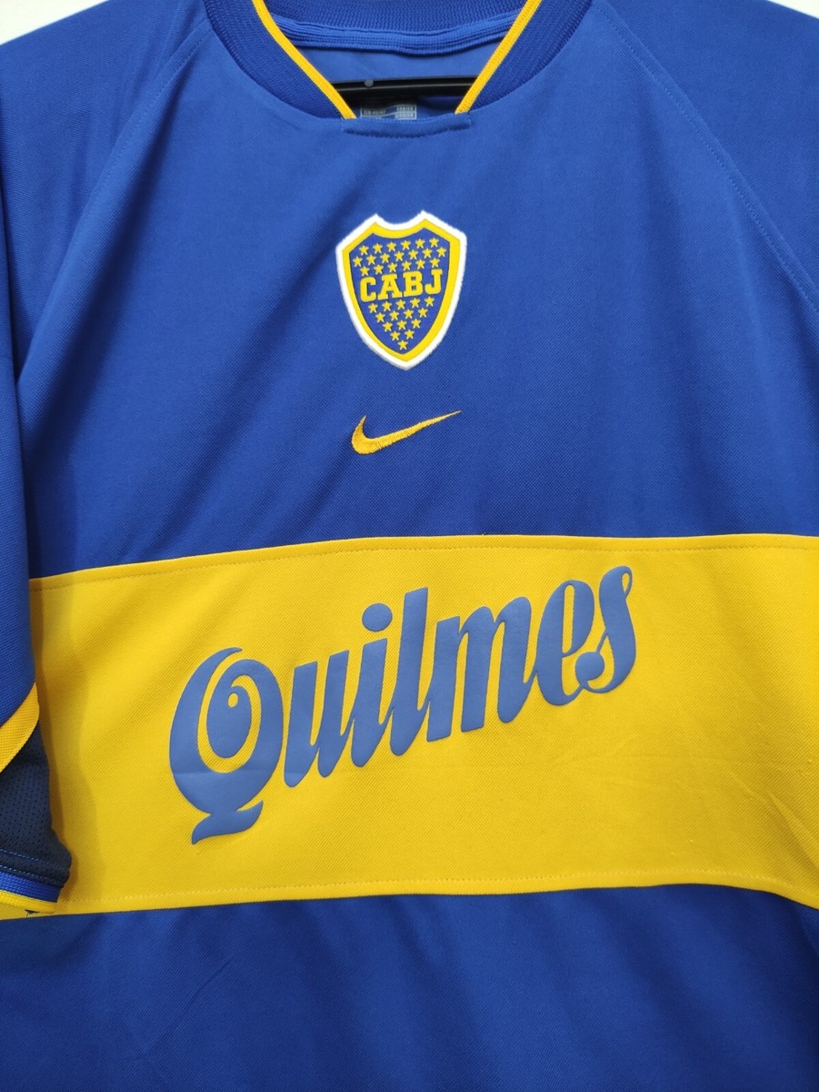 Boca Juniors 2001 2002 Home Shirt Nike Jersey Vintage