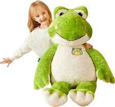 Giant Frog Stuffed Animal Plush Toy, 30" Large Huge Cute Jumbo Soft Toys for Kid
