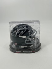 DEVIN SINGLETARY FLORIDA ATLANTIC OWLS SIGNED MINI HELMET JSA SIG DEBUT COA