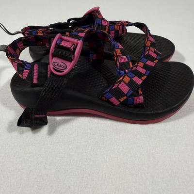 Chaco Z1 Ecotread Cubit Magenta Sandals Girls Size 1 Youth