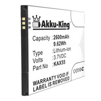 Akku-King Handy Accu 2600Mah FüR Kazam Trooper X5.5 - KAX55 KAX55-BKBAK007752