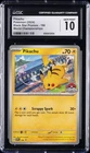 2024 POKEMON BLACK STAR PROMOS WORLD CHAMPIONSHIPS #190 PIKACHU CGC 10 GEM MINT