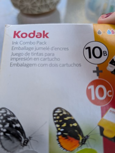 Kodak 10B Black & 10C Color Ink Cartridge Combo (8367849) - 第 2/5 張圖片