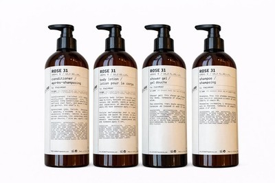 Le Labo ROSE 31 Complete Set   Shampoo, Conditioner, Shower Gel & Body Lotion
