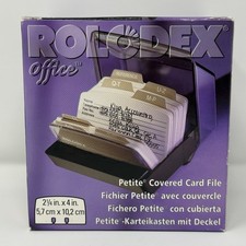 ROLODEX Covered Card File 67071 with 125 lined cards  ABC Tabs   New  Sealed