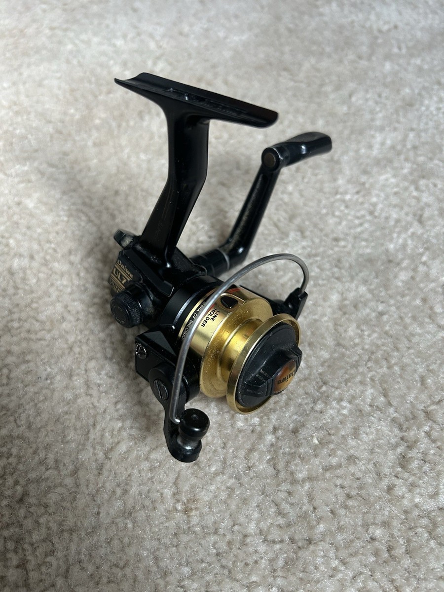 Daiwa Vintage ul7 Super Whimsical Spinning Reel Graphite Gold And