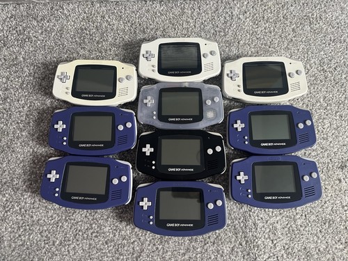 10 Nintendo Game Boy Advance Konsolen mit Mainboards Konvolut Restposten FUNKTIONIERT