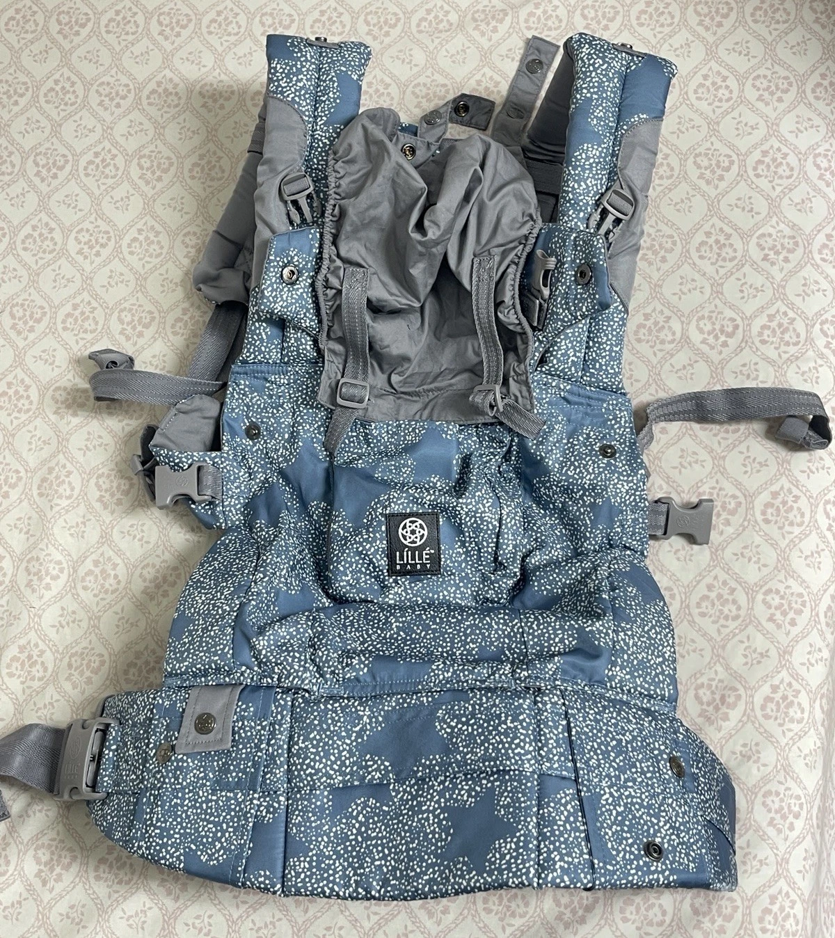 LILLE Baby Complete Original 6-in-1 Carrier Starfall Pattern Infant Toddler