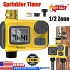 Sprinkler Timer Brass Swivel Water Timer for Garden Hose 1/2 Zone Programmable，o